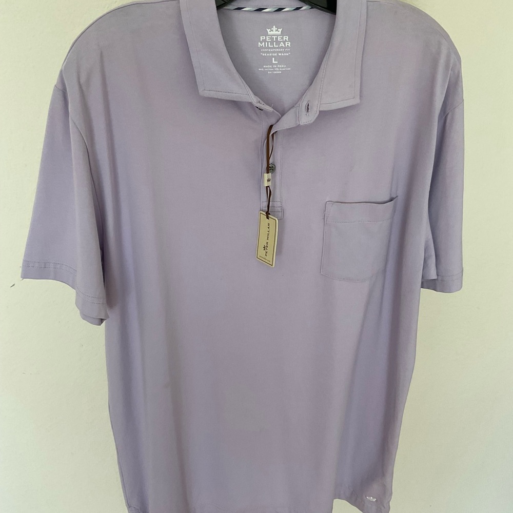 PETER MILLAR POLO SHIRT SIZE L